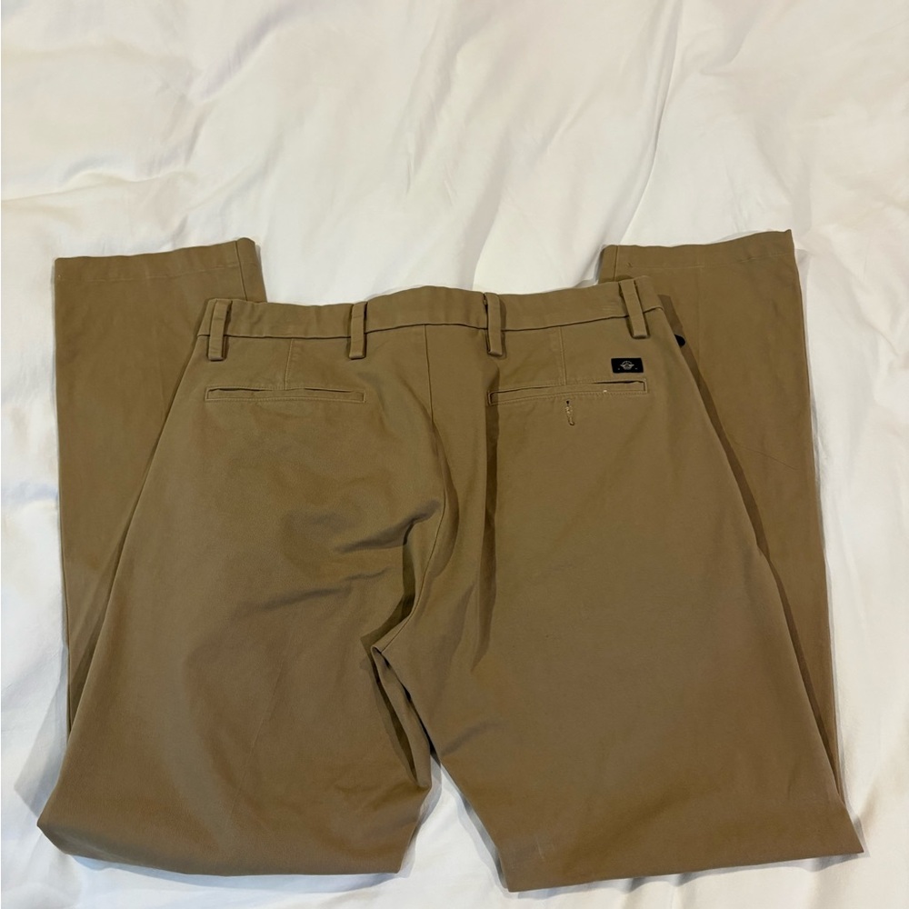 Dockers Tan Chinos Classic Straight-Leg Pants - Picture 3 of 5